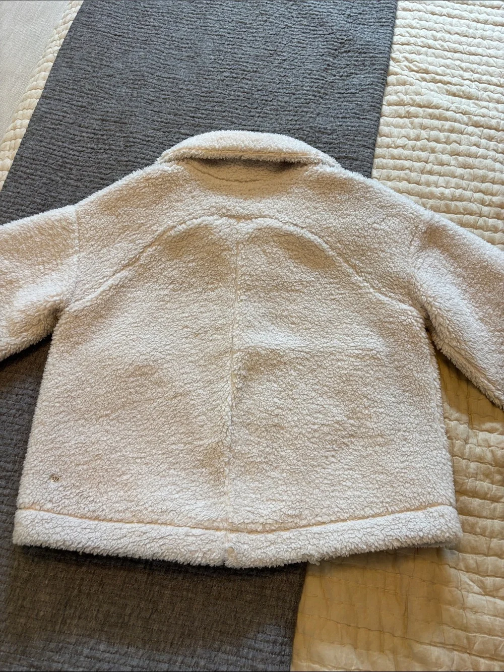 Lululemon Cozy Cream Sherpa Zip Jacket